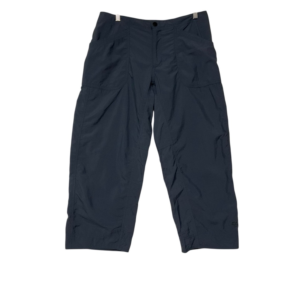 MOUNTAIN HARDWARE sz 8 Cargo Capris Relaxed Fit Hiking Gardening Dark Gray